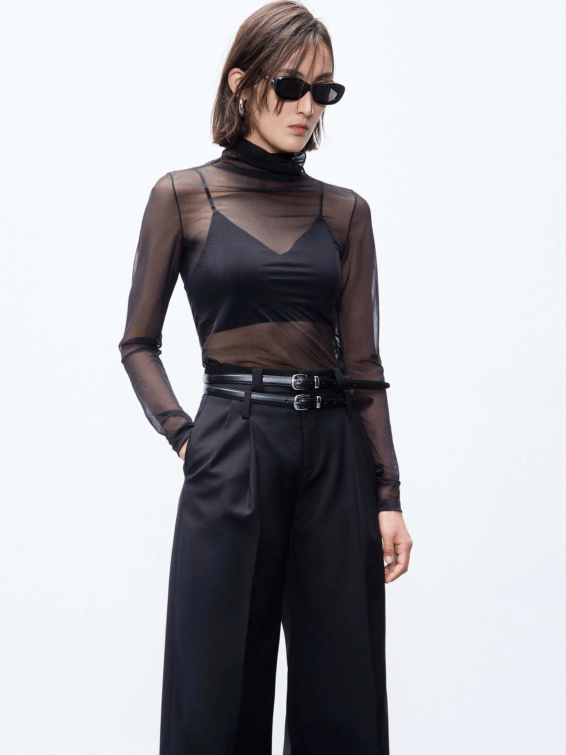 Soft Material The Sheer Tulle Top