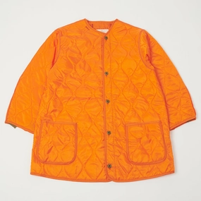 Buzz Rickson's 'Extreme Cold Weather' Liner Jacket - Orange Loose sunny