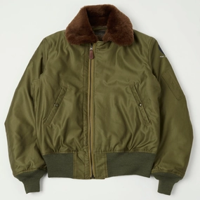 Buzz Rickson's 'Rough Wear Clothing Co' B-15 Flight Jacket - Olive Drab Program