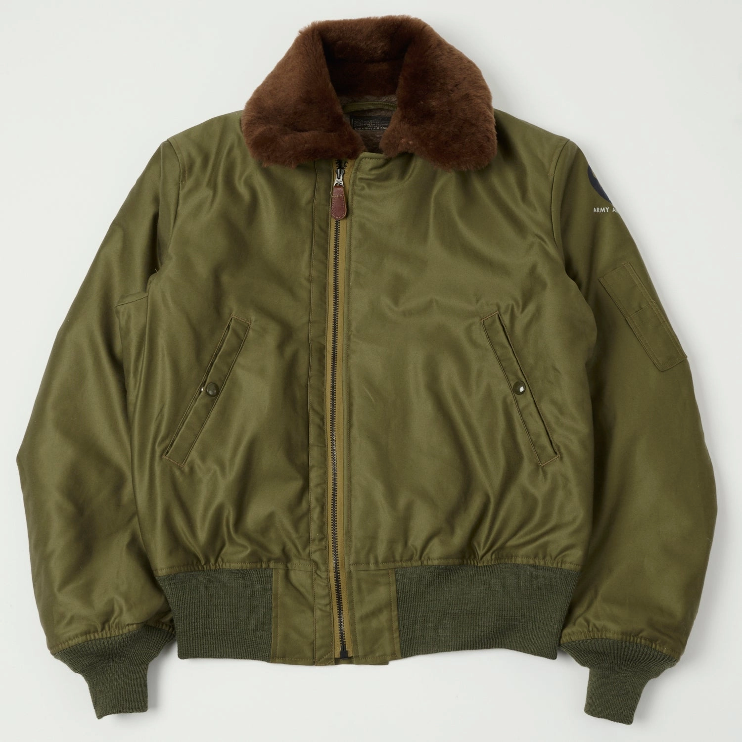 Buzz Rickson's 'Rough Wear Clothing Co' B-15 Flight Jacket - Olive Drab Program