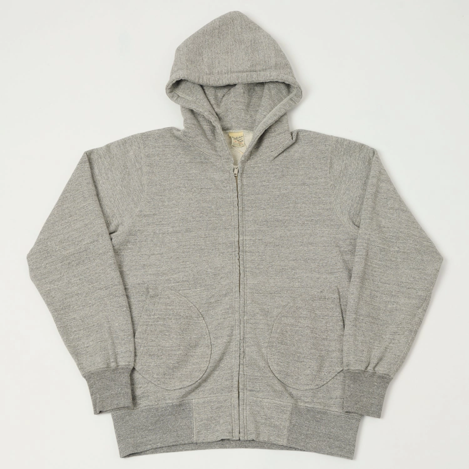 Comfortable Fashion product social responsibility Buzz Rickson's Full Zip Sweat Parka - Heather Grey