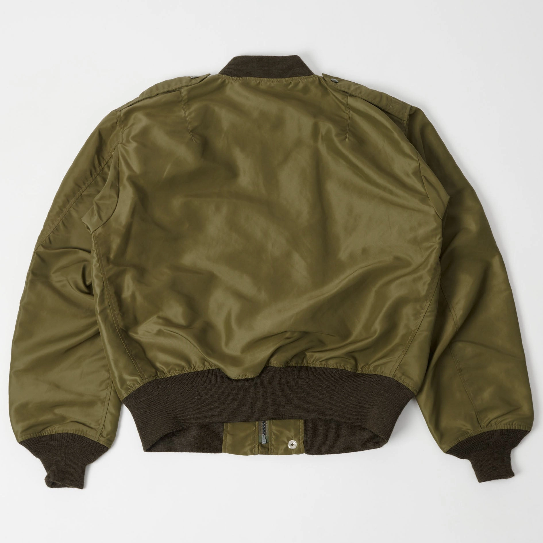 Visa Regular Fit Buzz Rickson's L-2 Flight Jacket - Olive Drab