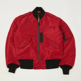 Child Hearing-aid Buzz Rickson's L-2B 'Scorpion' Light Weight Flight Jacket - Red