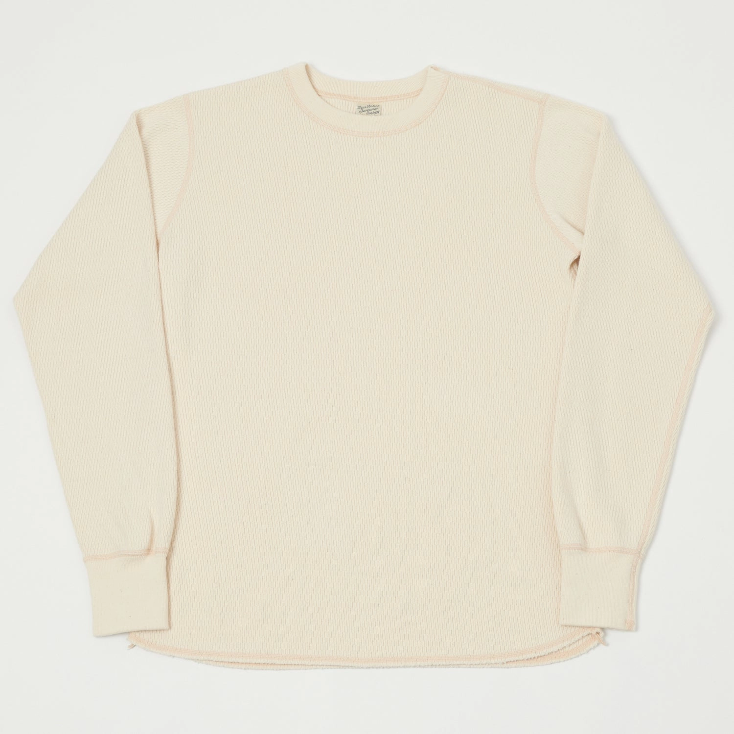 Comfy Essentials Buzz Rickson's Long Sleeve Thermal T-Shirt - Natural