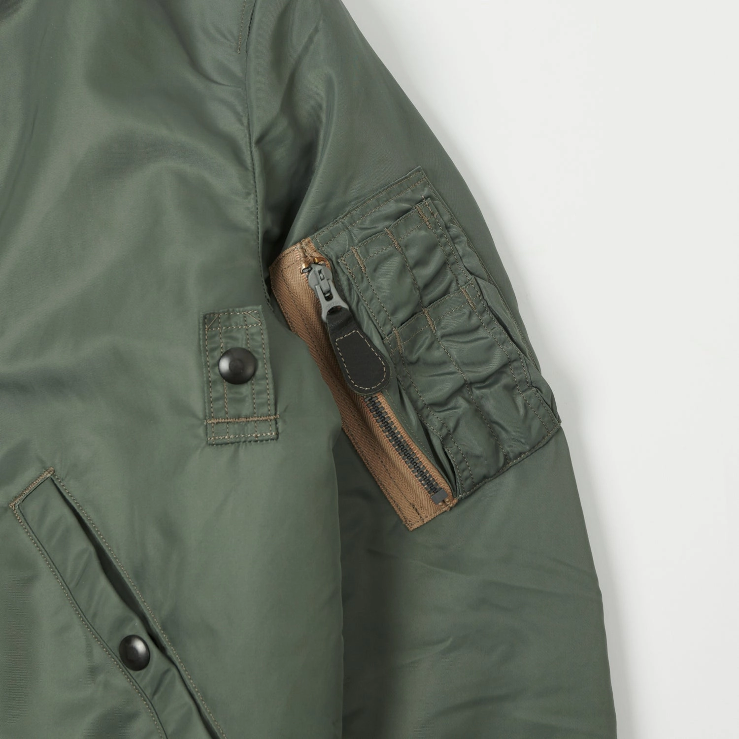 Permit DurableShell Buzz Rickson's MA-1 'Slender' Flight Jacket - Olive