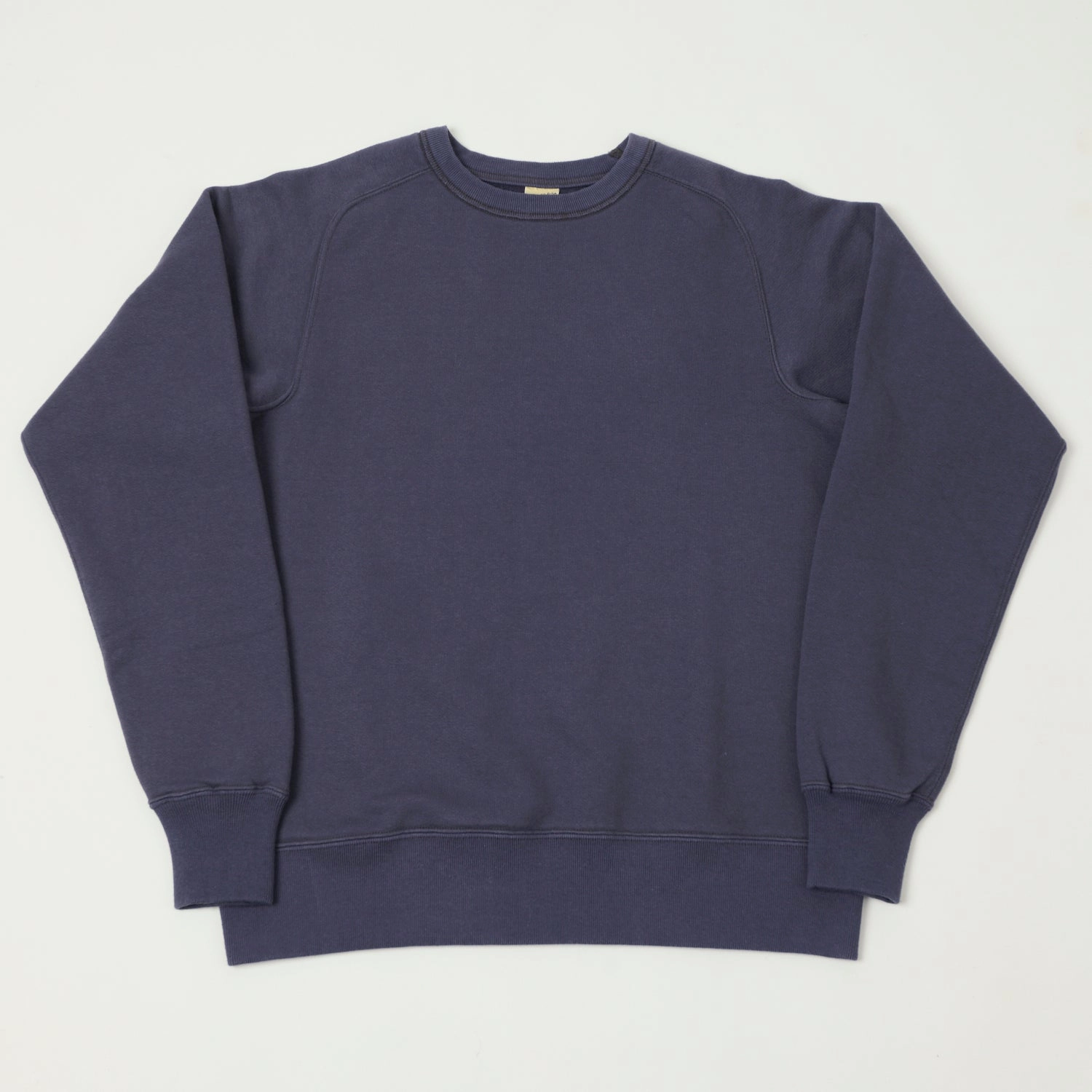 Buzz Rickson's Raglan Sleeve Freedom Sweatshirt - Navy Cool in summer