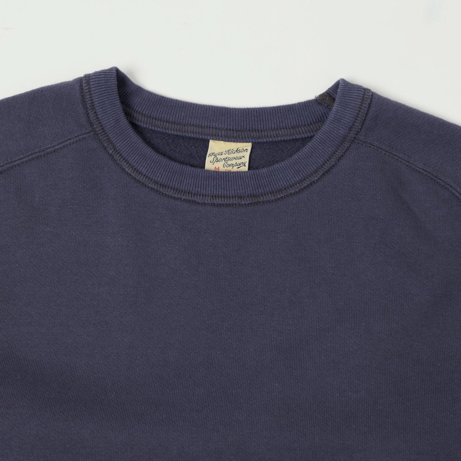 comfortable for standing pearl accents Buzz Rickson's Raglan Sleeve Freedom Sweatshirt - Navy