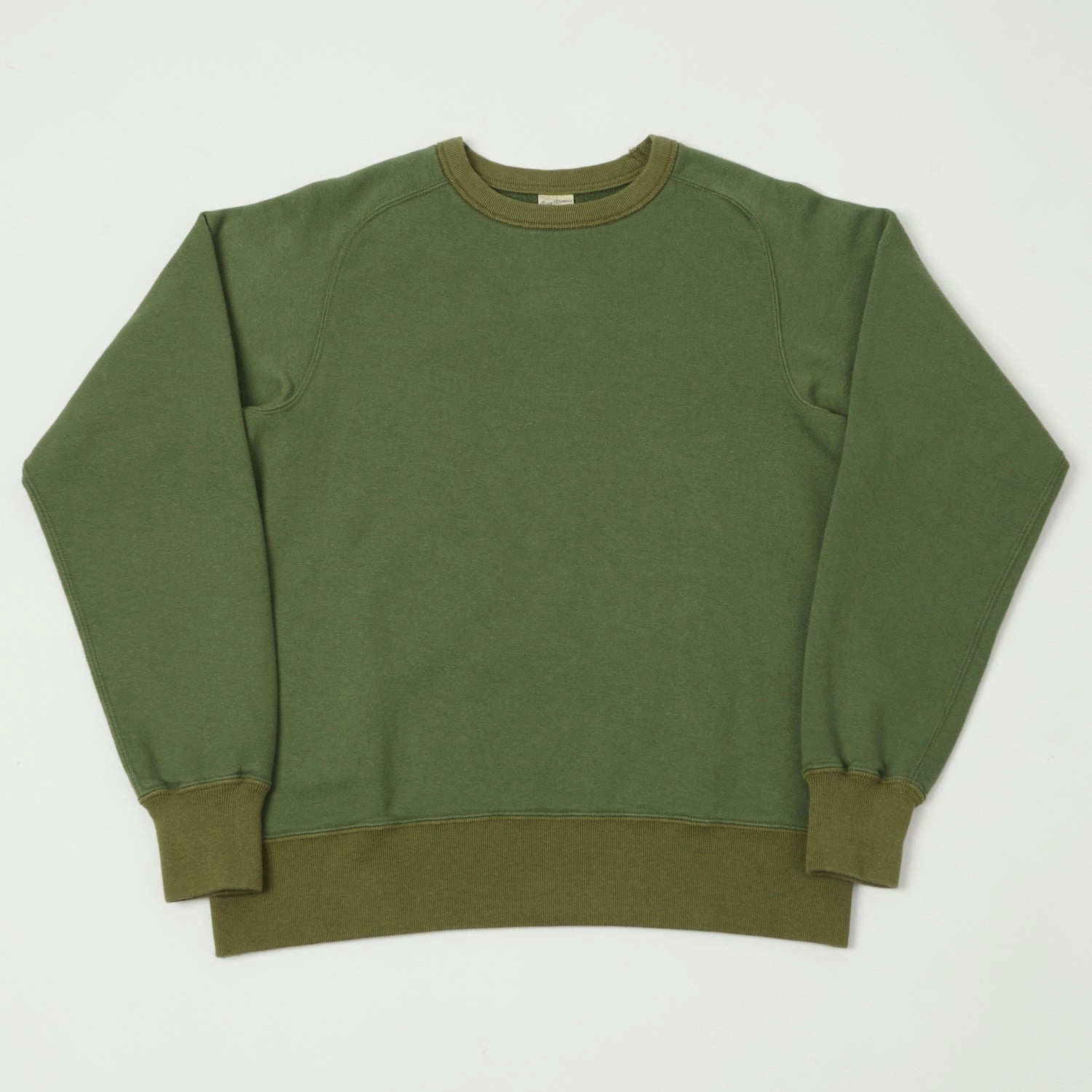 Buzz Rickson's Raglan Sleeve Freedom Sweatshirt - Olive Active Wearable