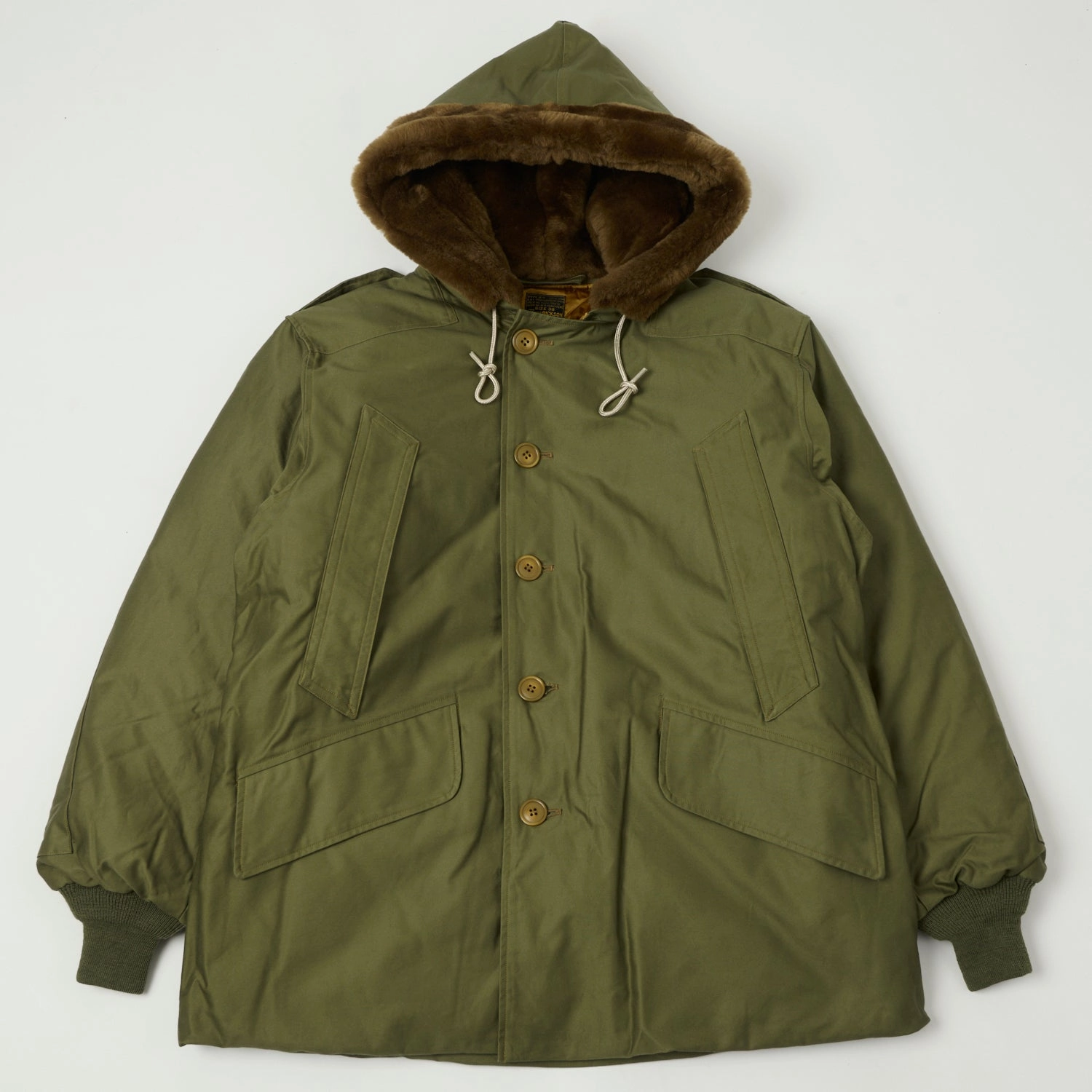 Weekend Hike Rugged Layering Buzz Rickson's Type B-9 Extreme Cold Flight Parka - Olive Drab