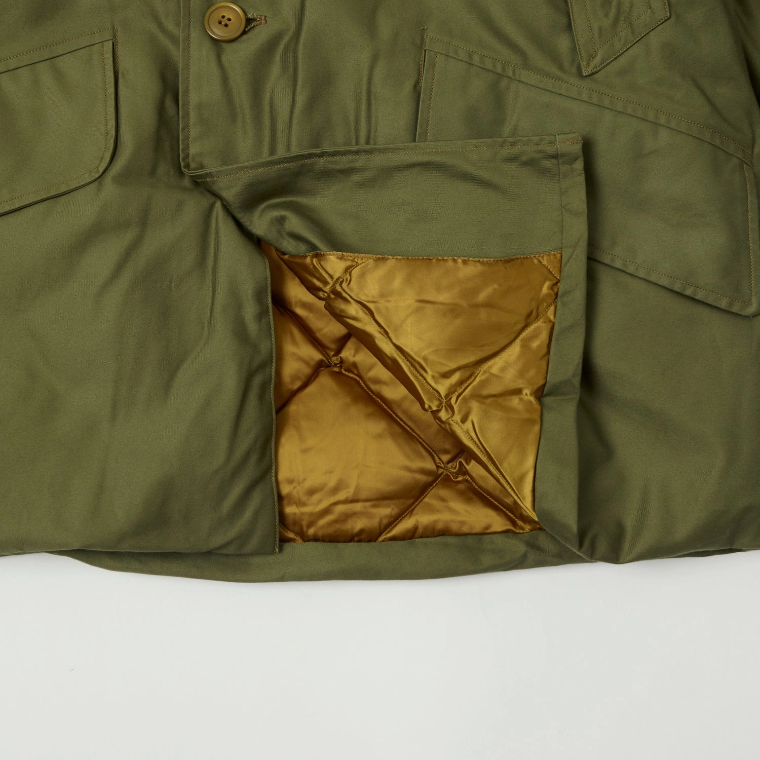 Buzz Rickson's Type B-9 Extreme Cold Flight Parka - Olive Drab suitable for product launches suitable for school days