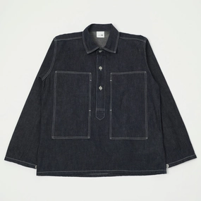 Bonnet Grace Buzz Rickson's U.S. Army Denim Pullover Jacket - Indigo