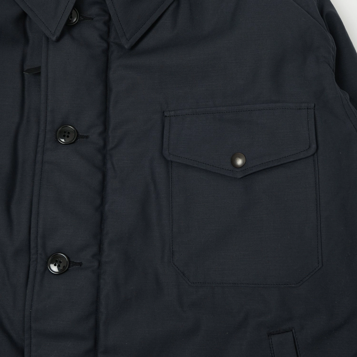 Moisture Wicking Liner Buzz Rickson's U.S. Navy A-2 Civilian Model Deck Jacket - Navy