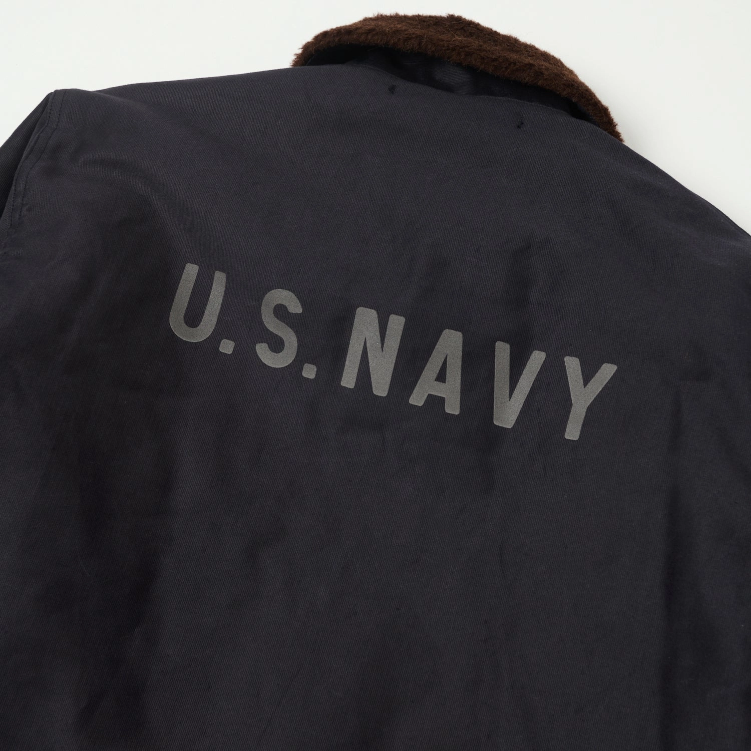 Buzz Rickson's U.S. Navy N-1 Deck Jacket - Navy Demotex HighCollar Design Cap