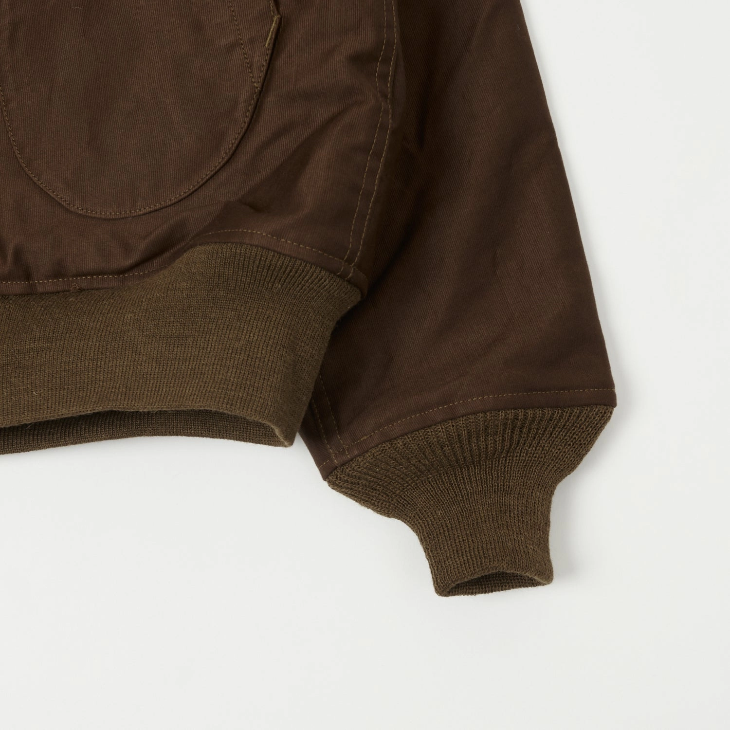 Buzz Rickson's U.S. Navy Zip Through Deck Jacket - Brown Commuter Choice