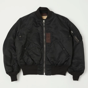 Applaud Triumph Buzz Rickson's x William Gibson MA-1 'Albert Turner & Co' Flight Jacket - Black