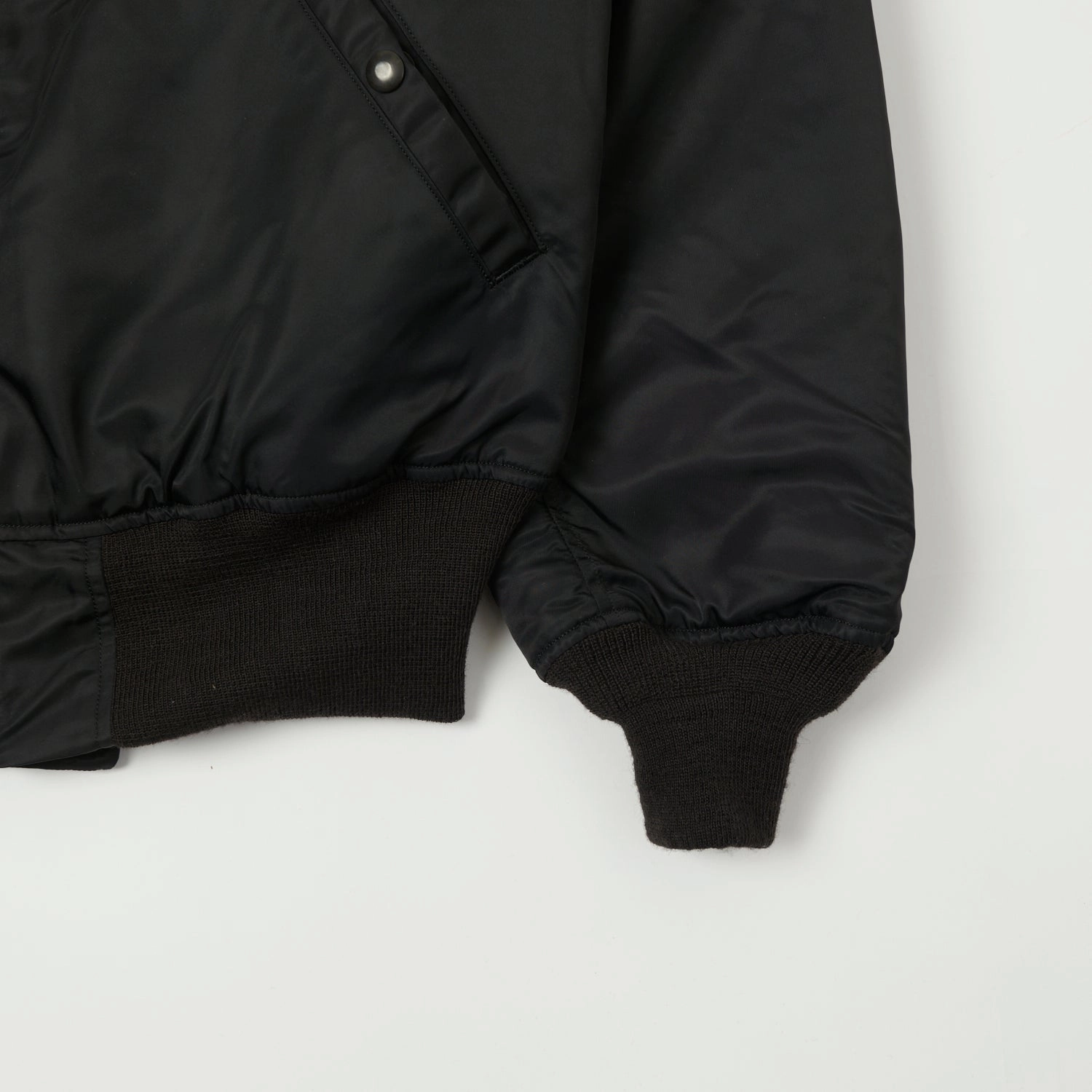 Layer Up Street Edge Buzz Rickson's x William Gibson MA-1 'Albert Turner & Co' Flight Jacket - Black