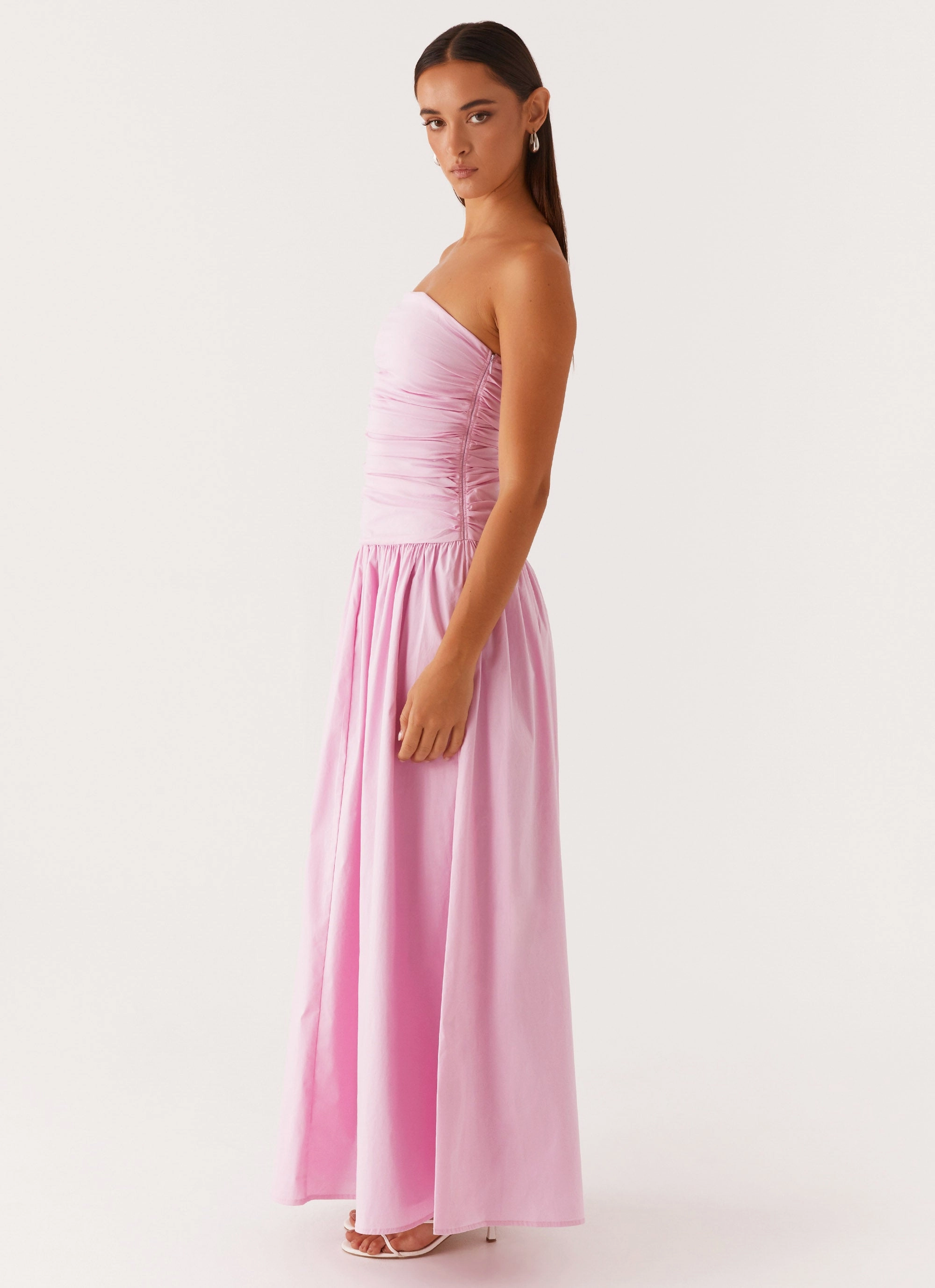 Halter neck Carmel Maxi Dress - Pink