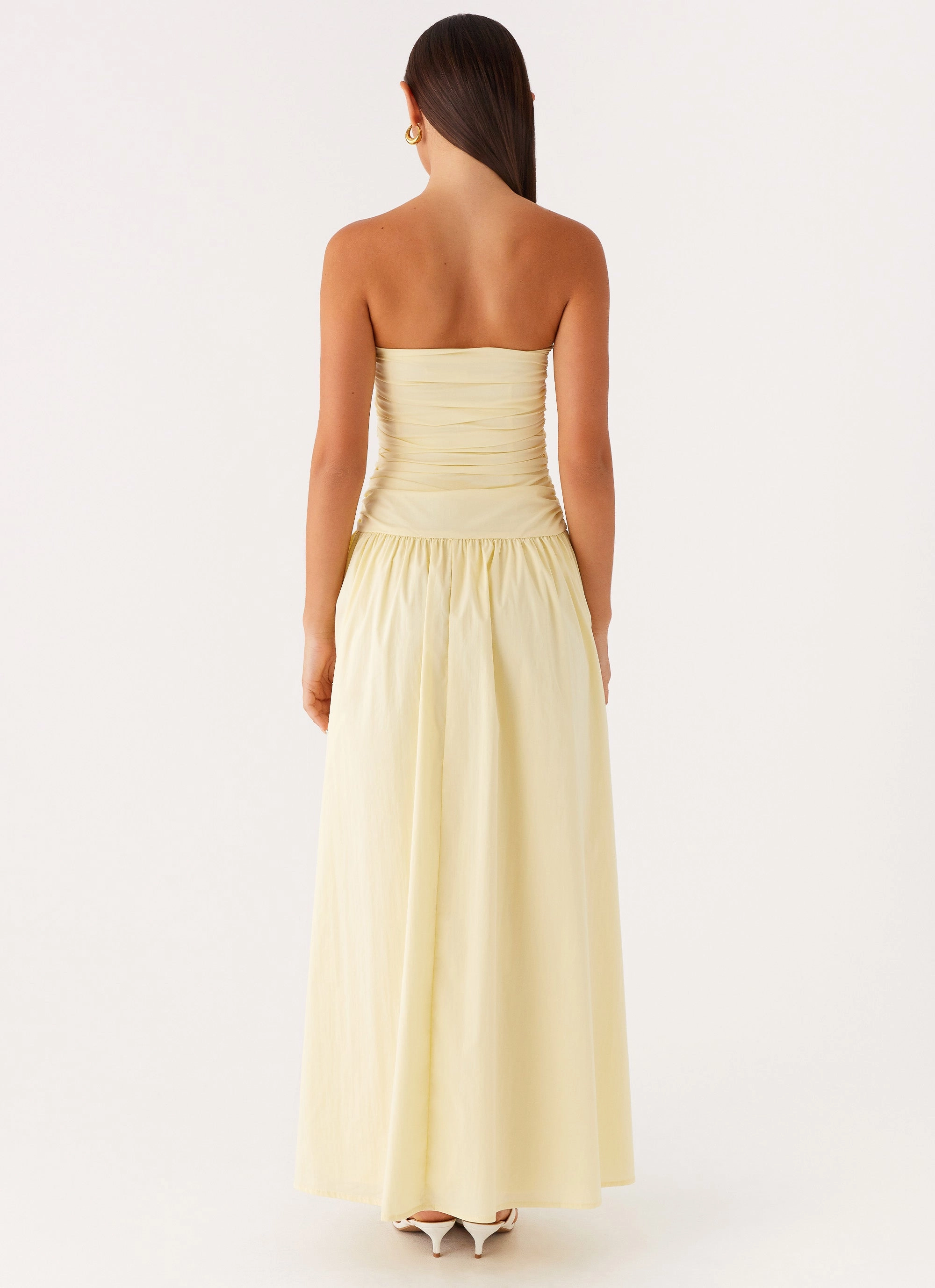 Geometric-pattern Carmel Maxi Dress - Yellow