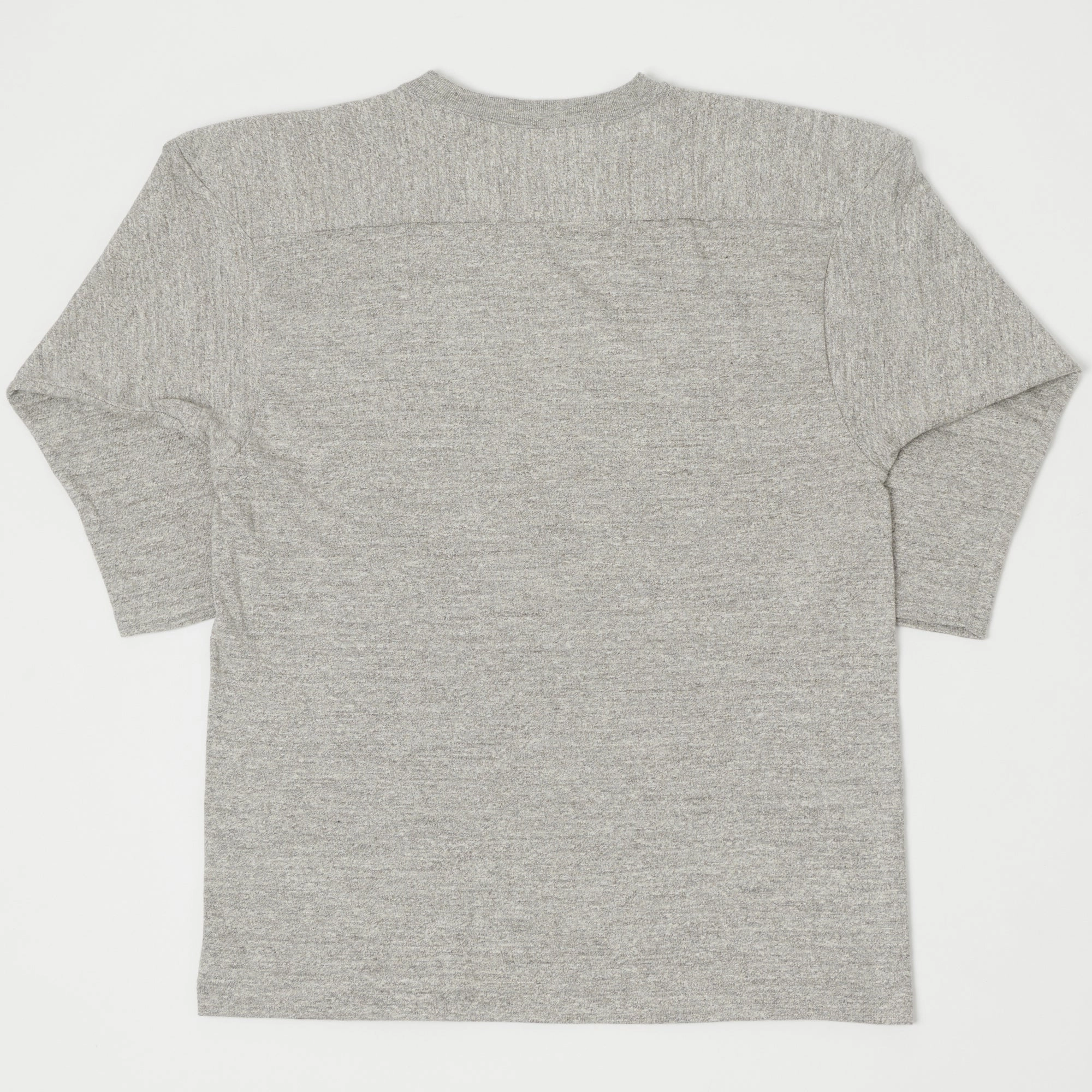 SeamFreeShoulders Warehouse & Co 4063 3/4 Sleeve Football T- Shirt - Heather Grey