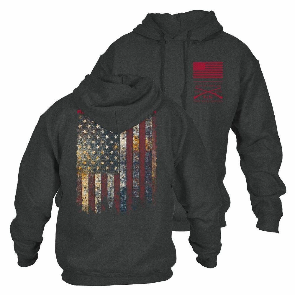 Unisex Design Red Blood Blue Collar? Hoodie - Dark Heather