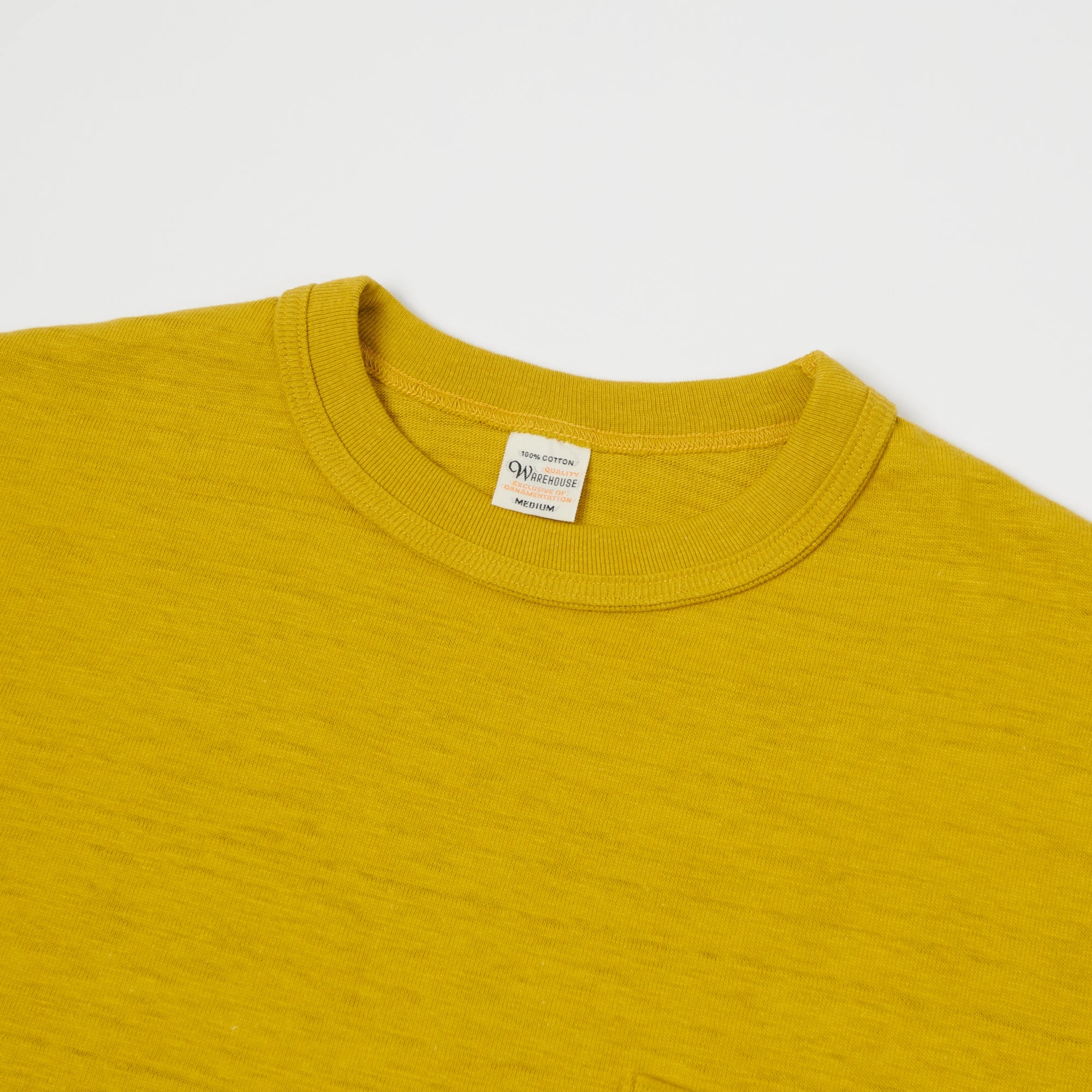 Warehouse & Co 4601 Pocket T-Shirt - Mustard EasyCare Fabric