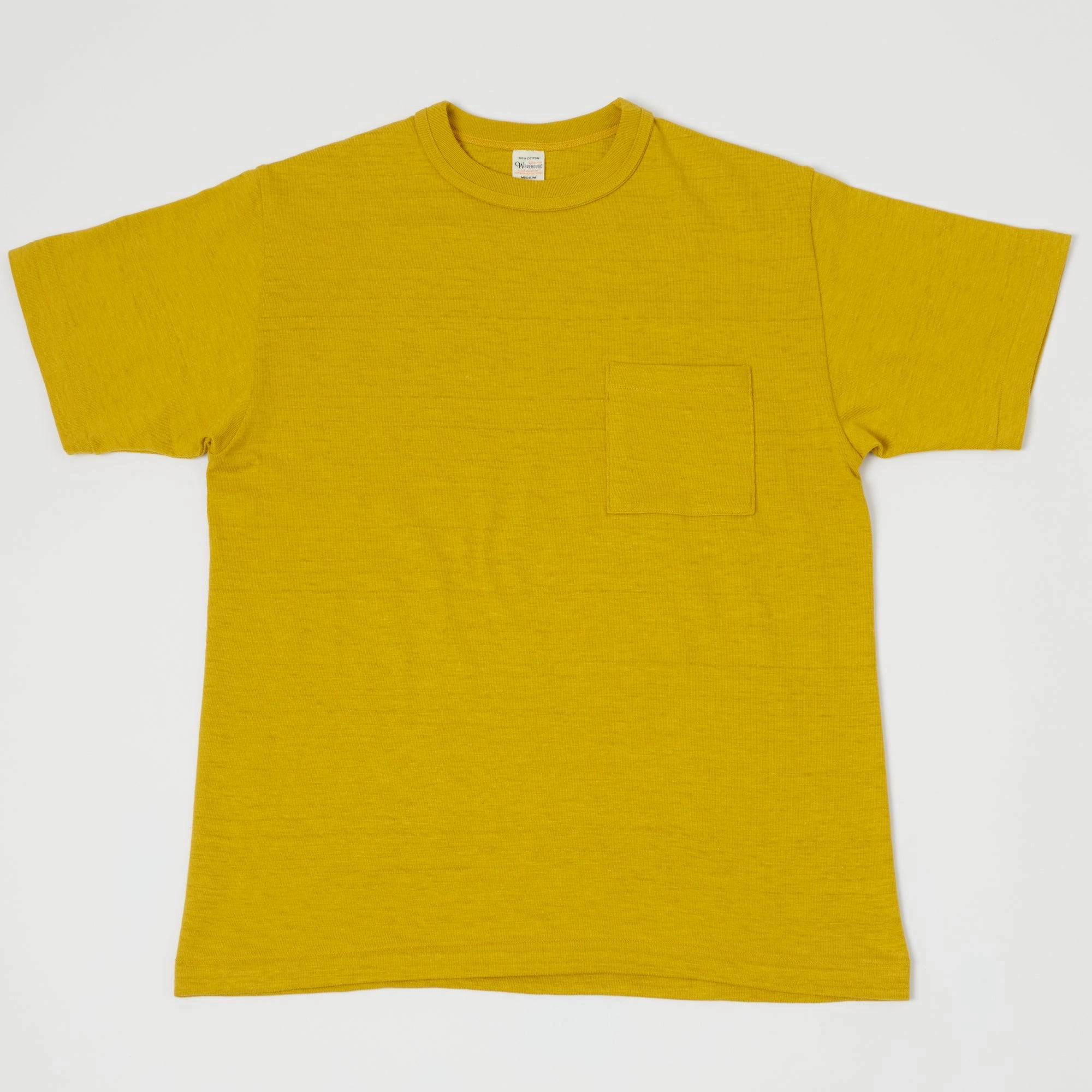 Pullover Breathable apparel Warehouse & Co 4601 Pocket T-Shirt - Mustard