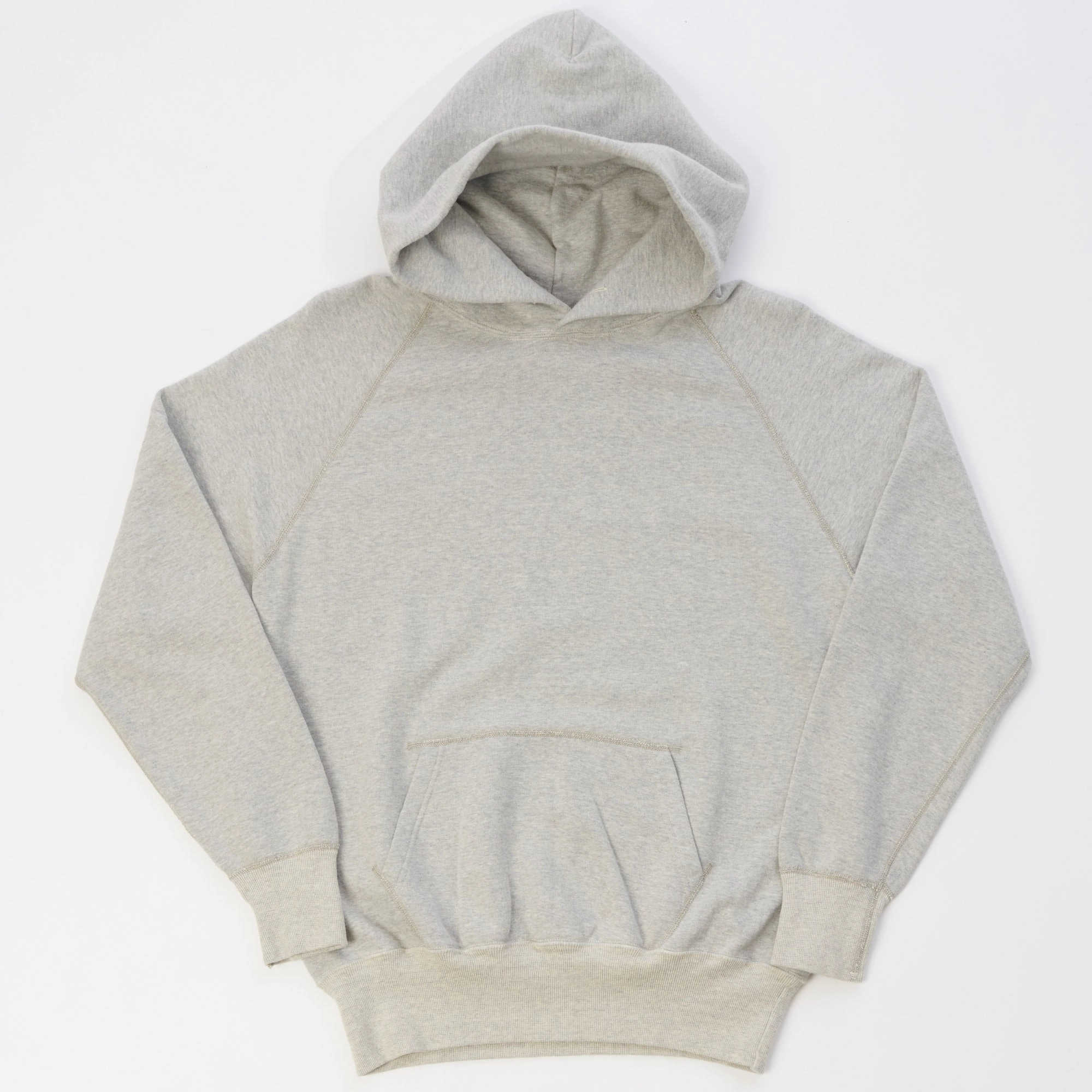 Warehouse & Co 462 Raglan Sleeve Hooded Sweatshirt - Heather Grey Home Relaxation product family togetherness