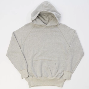 Warehouse & Co 462 Raglan Sleeve Hooded Sweatshirt - Heather Grey Home Relaxation product family togetherness