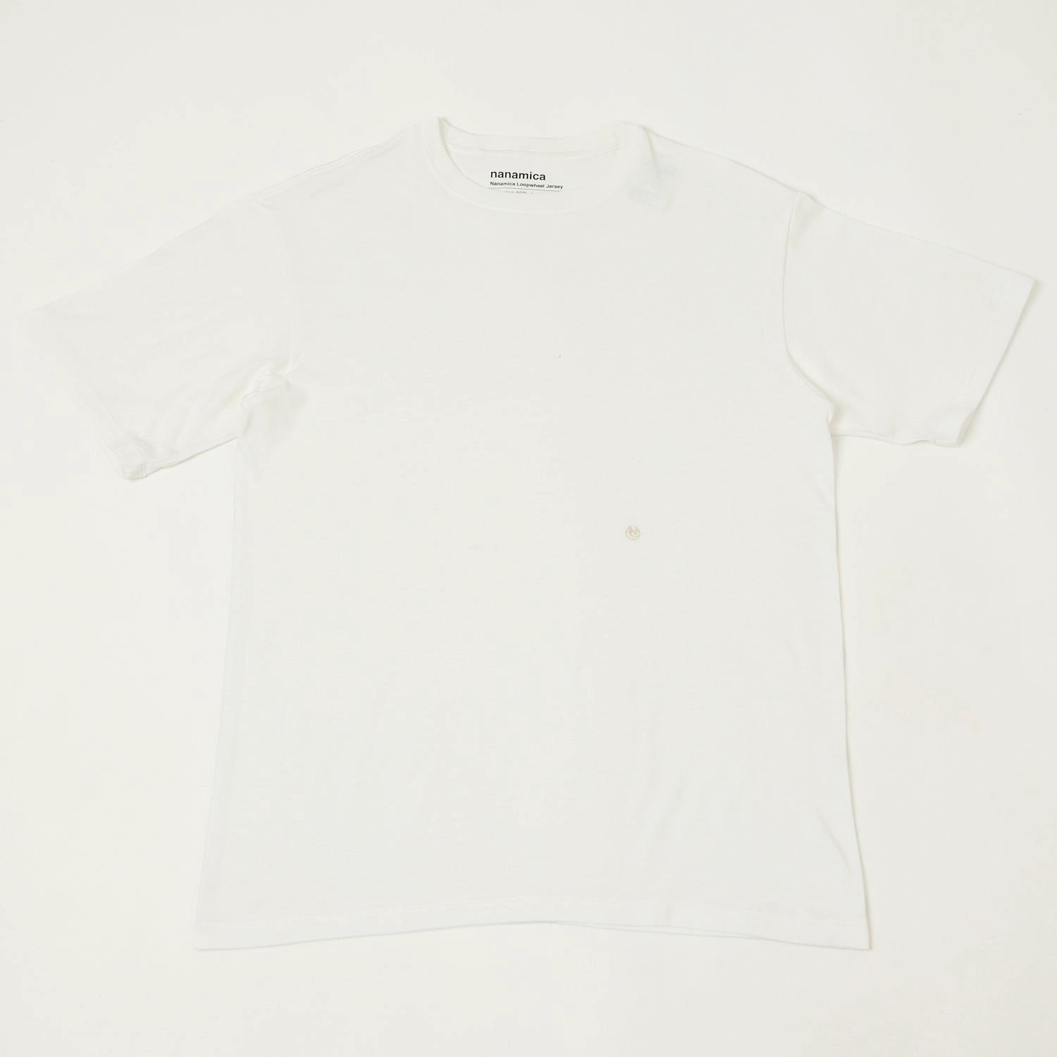 BreathableFabric Nanamica Loopwheel Coolmax Jersey T-Shirt - White