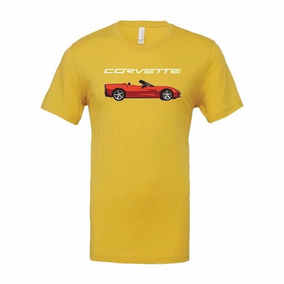 Gym clothing Daily Casual Corvette C6 Side Graphic T-Shirt