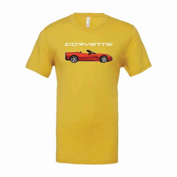 Corvette C6 Side Graphic T-Shirt Outdoor Leisure