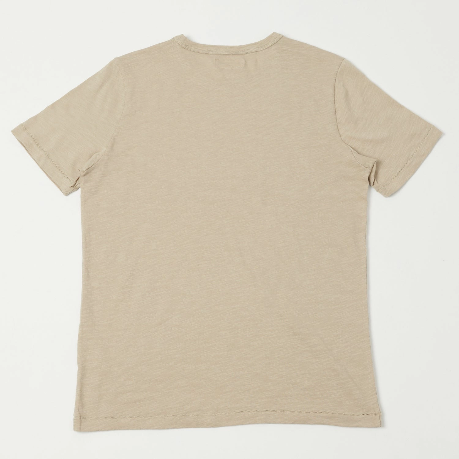 Anti Pilling Finish Merz b. Schwanen SCT04 Pima Slub Cotton T-Shirt - Greige