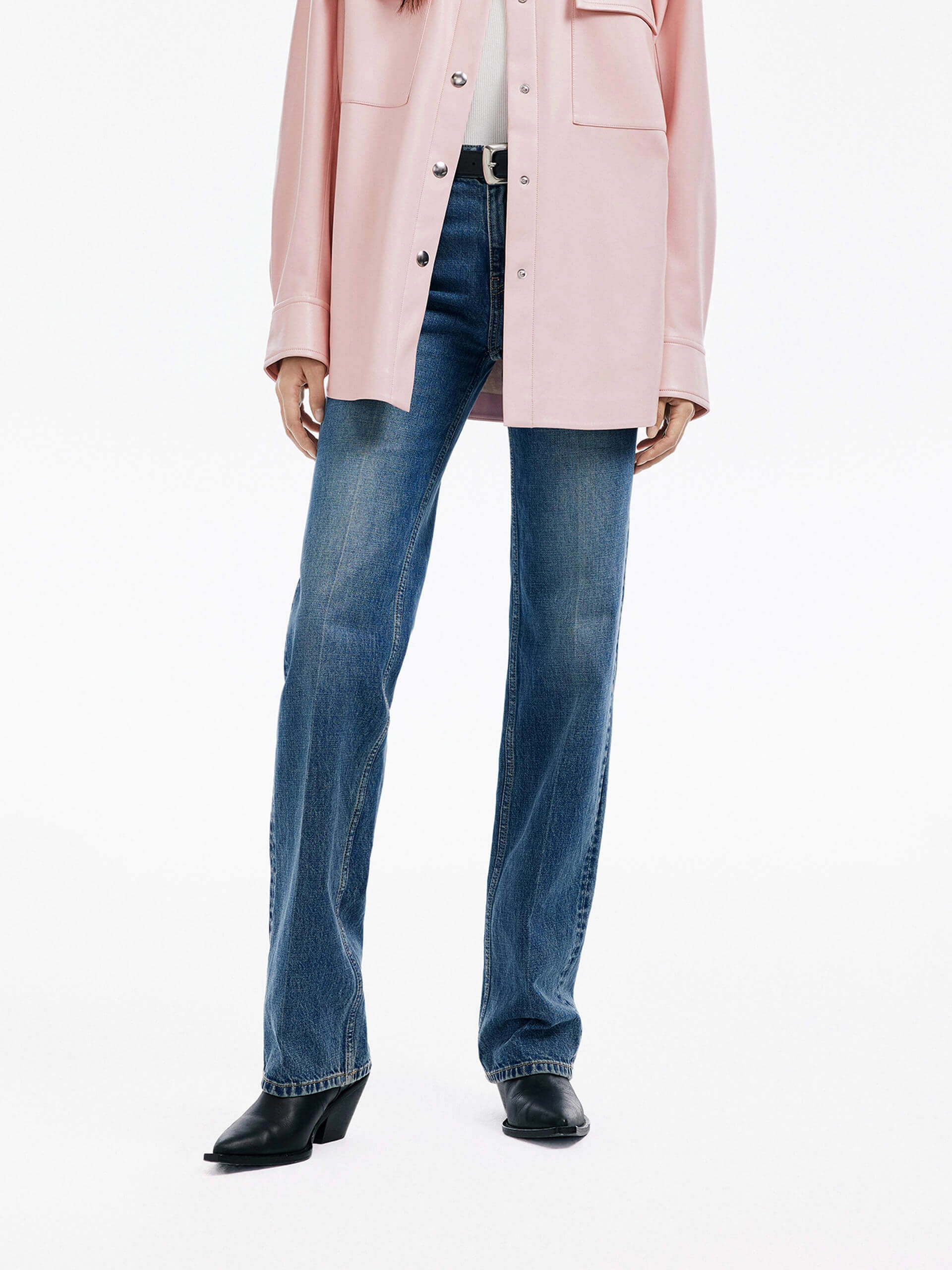 Travel Outfit Student Outfit Lightweight Low Rise Straight Jeans