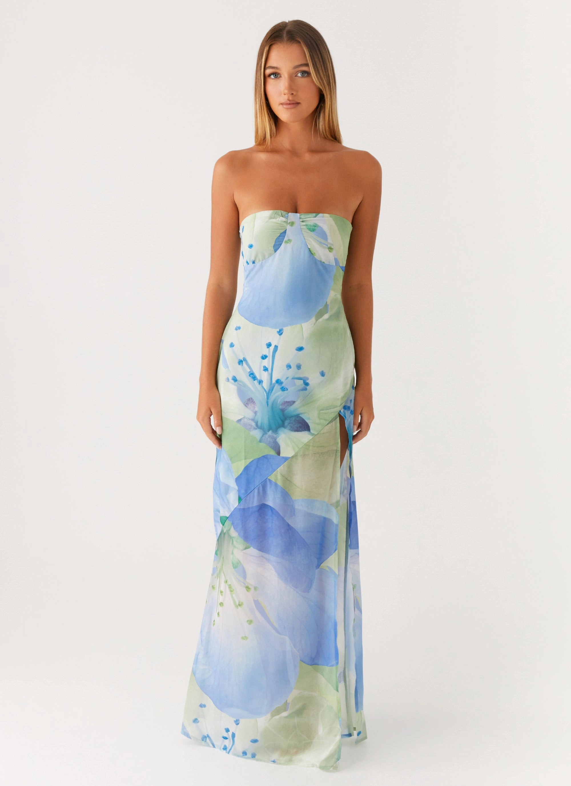Lawson Maxi Dress - Flower Print Modern Movement Celebrity-Inspired