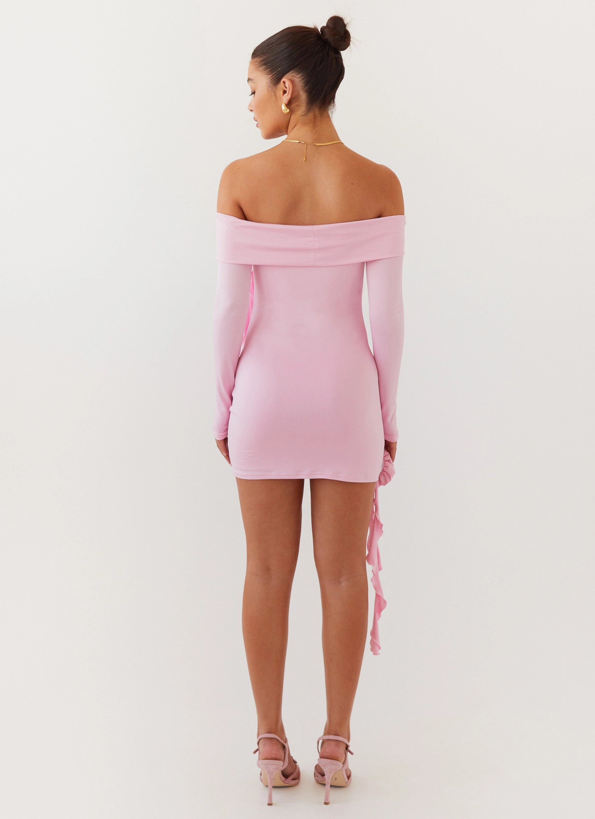 Slimming Shape Refined Stitch Cecilia Rose Mini Dress - Candy