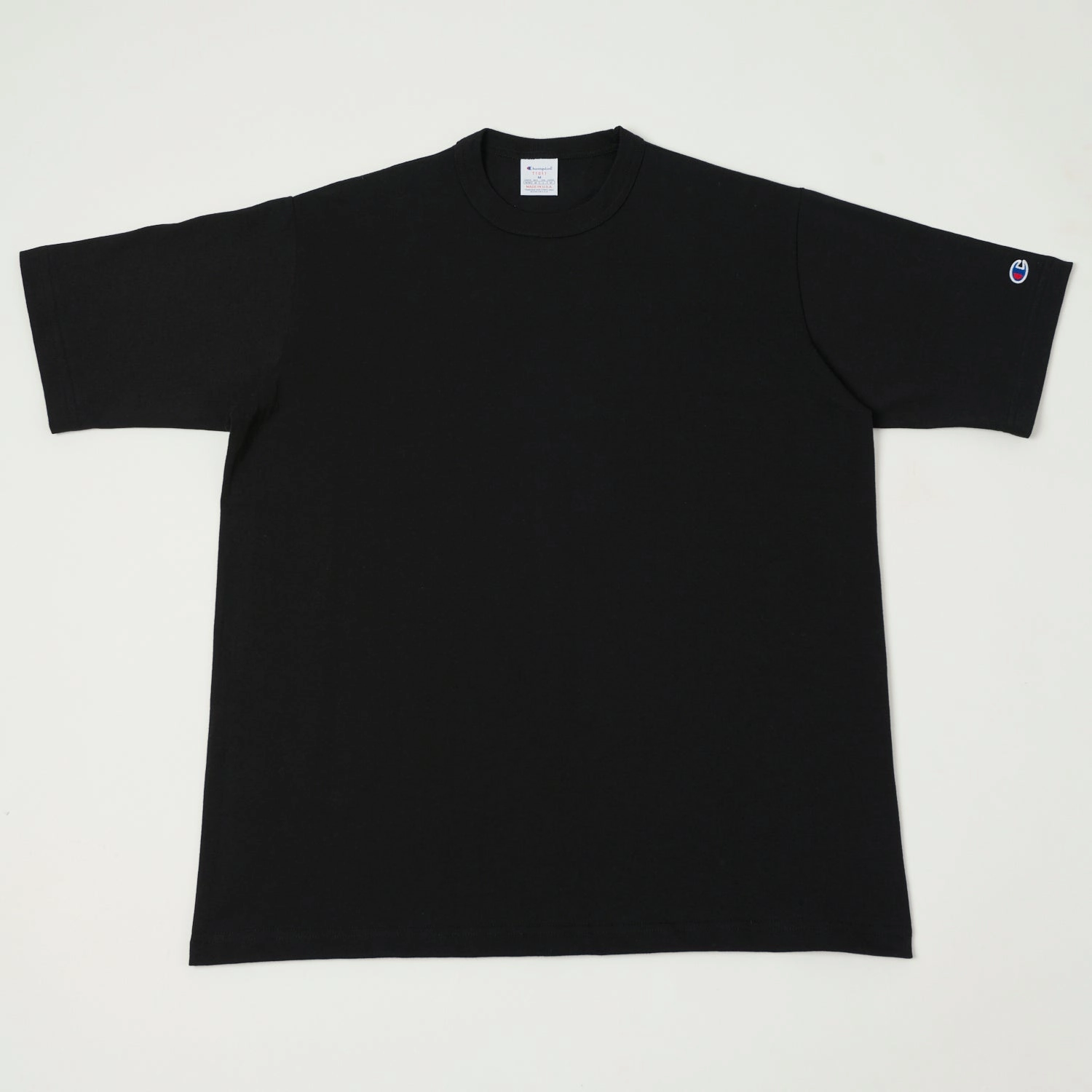 Valentine's Day Champion Made in USA Crewneck Tee - Black
