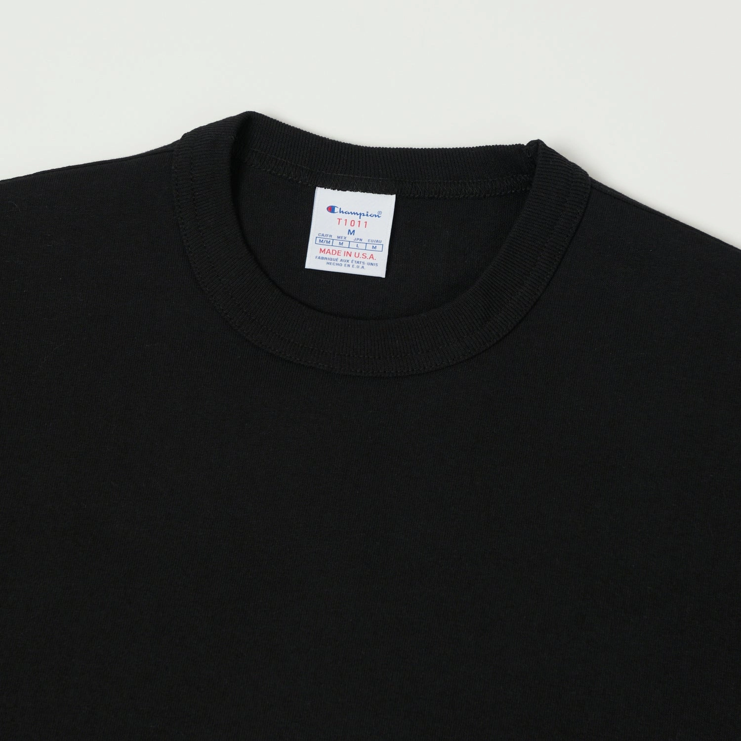 Champion Made in USA Crewneck Tee - Black Seasonal Staple