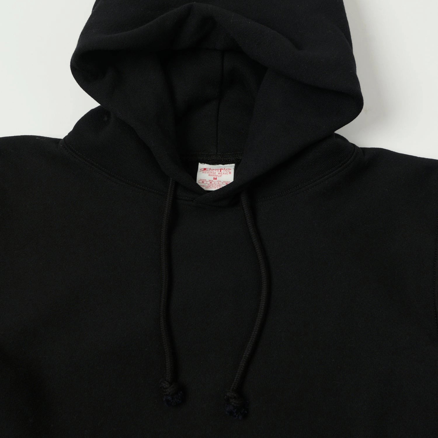 teens' Champion Made in USA Reverse Weave Hoodie - Black