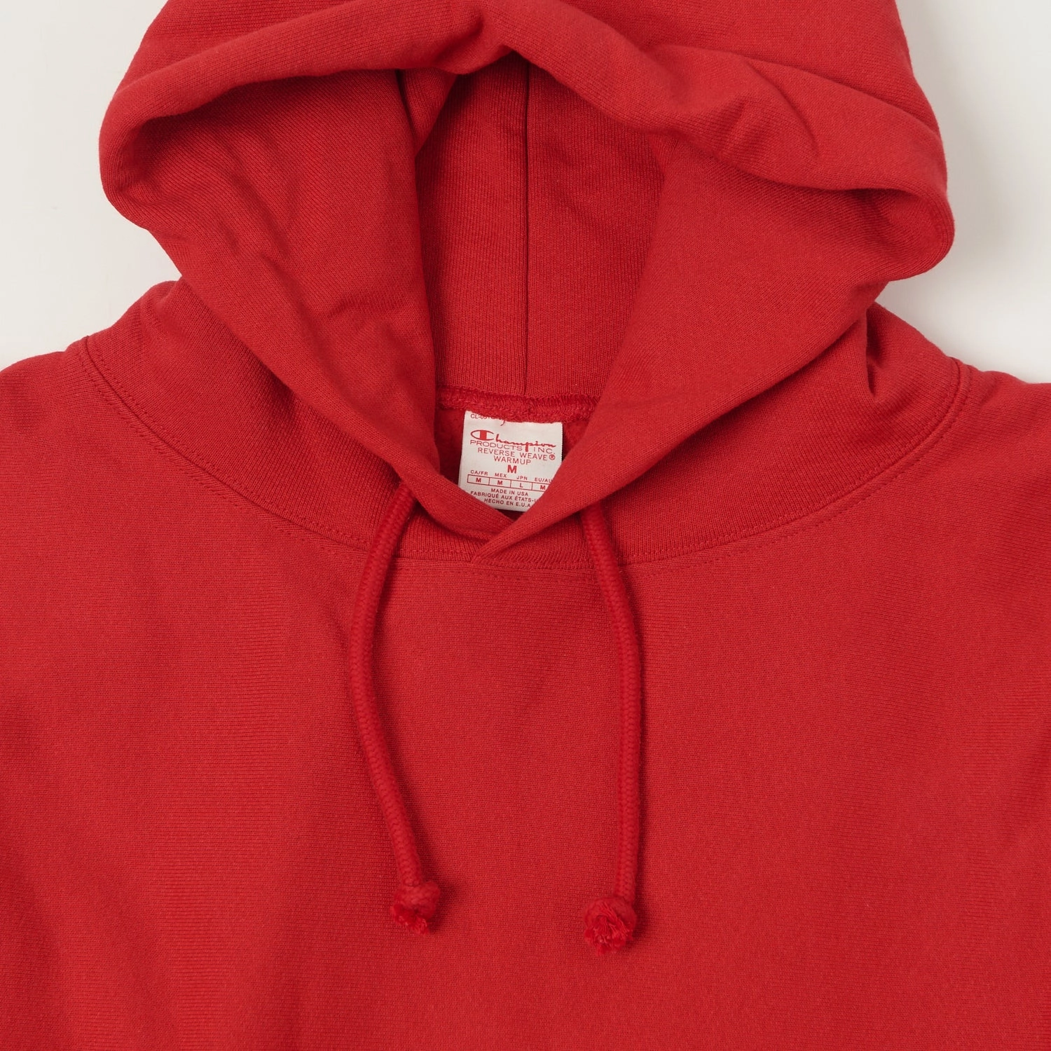 Urban Relaxed style test Champion Made in USA Reverse Weave Hoodie - Cardinal Red