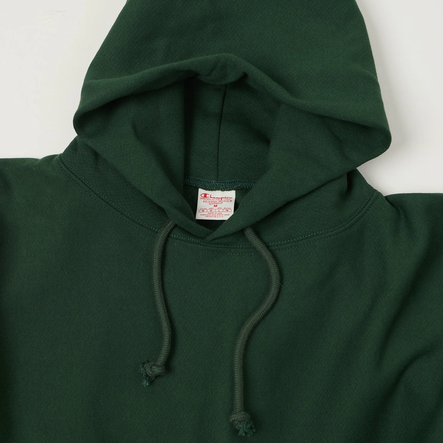 Champion Made in USA Reverse Weave Hoodie - Moss Green product sustainability impact product eco friendly conscience