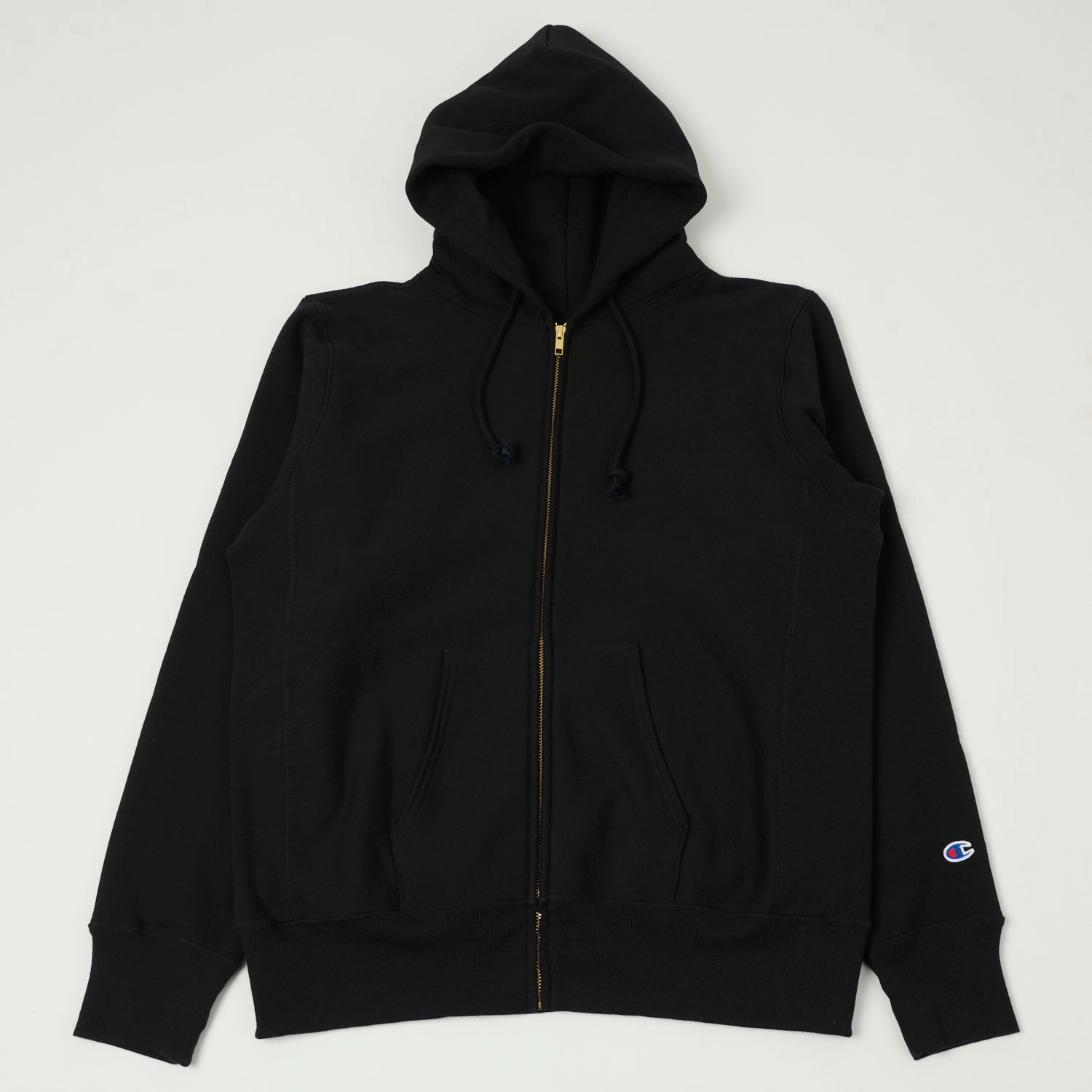 Champion Made in USA Reverse Weave Zipped Hoodie - Black product personalized touch Cozy And Stylish