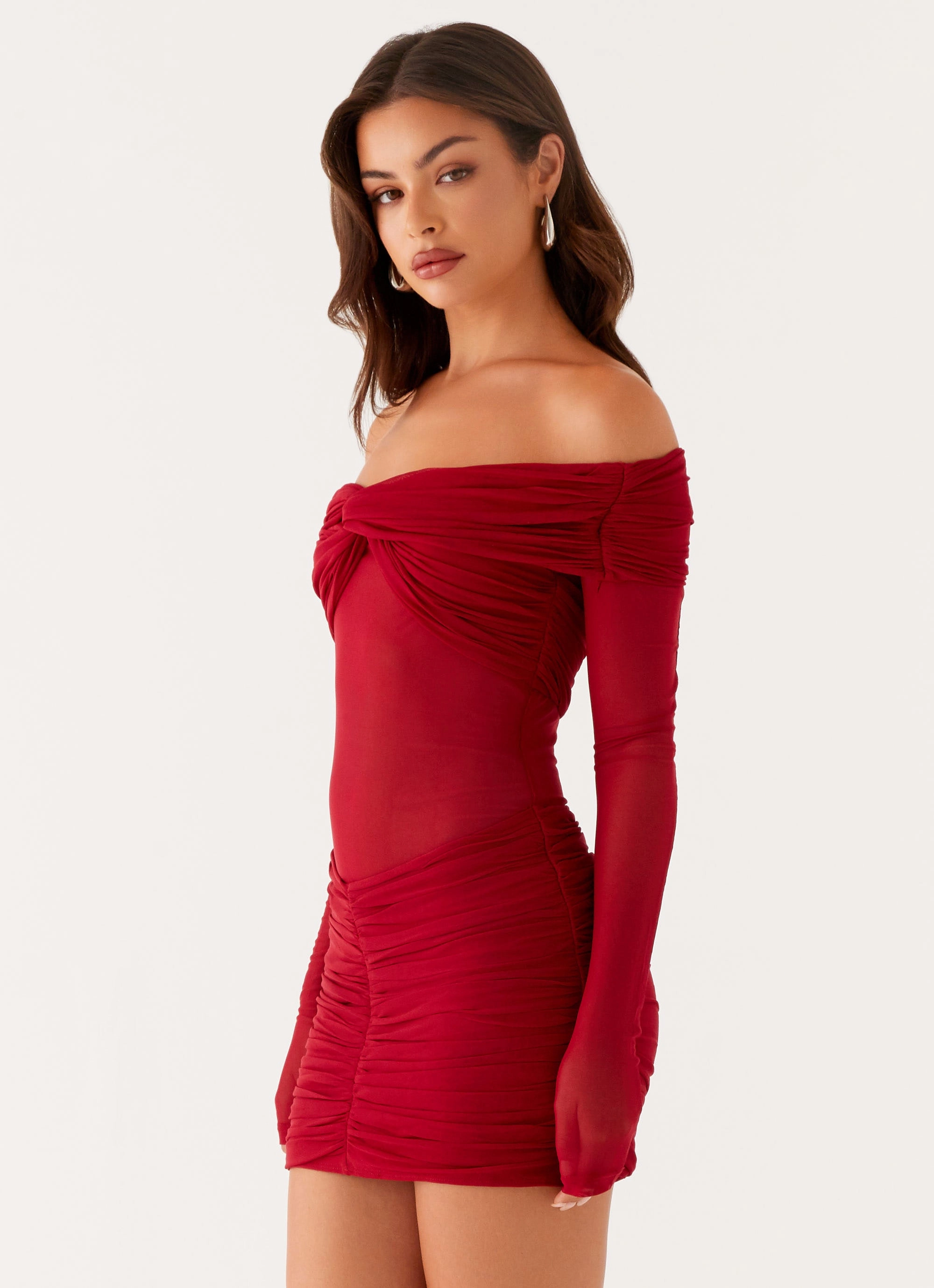 Jules Mini Dress - Raspberry Rose Soft
