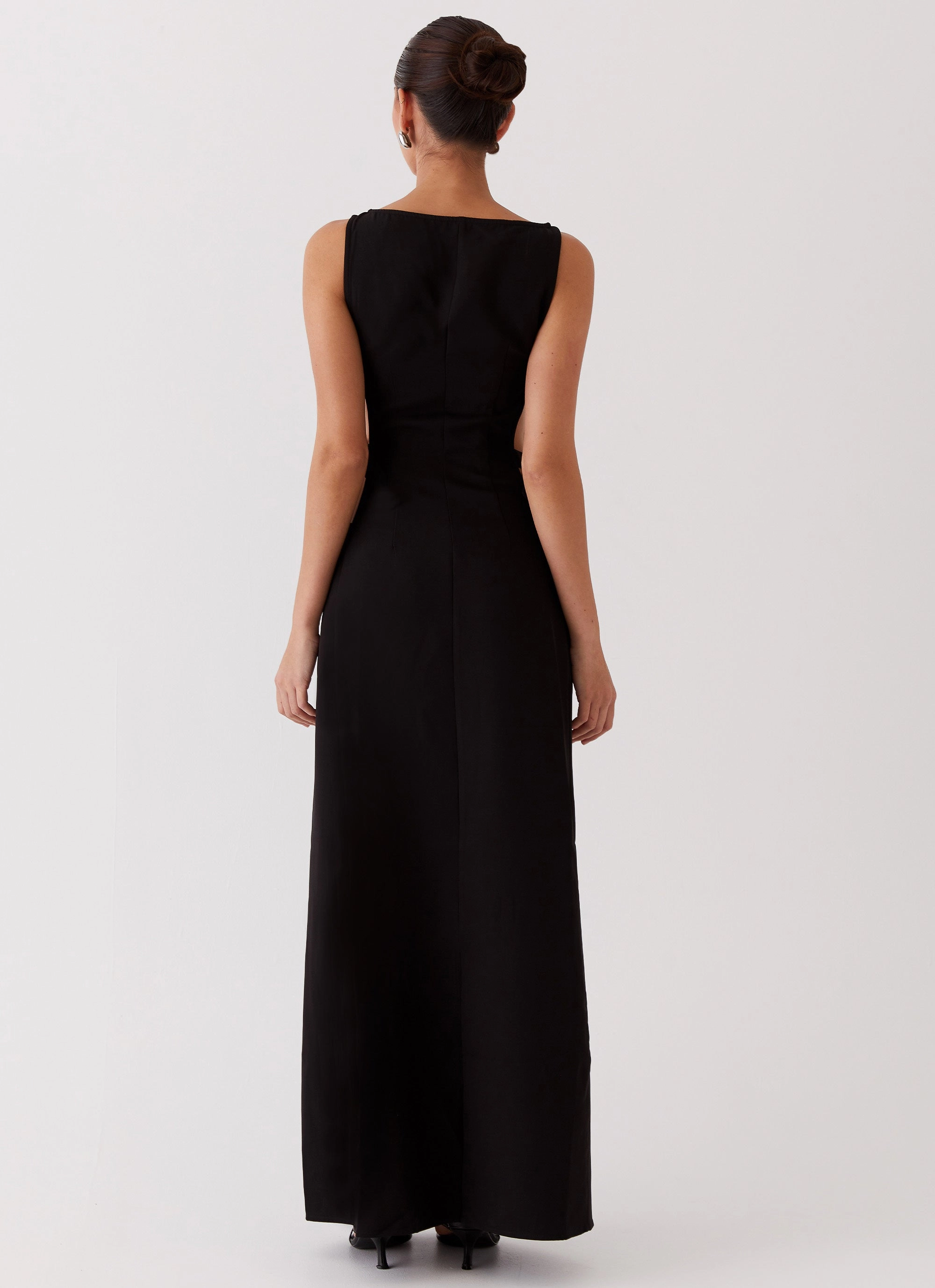 Cherish You Buckle Maxi Dress - Shadow Relaxed Look Sophisticated Look