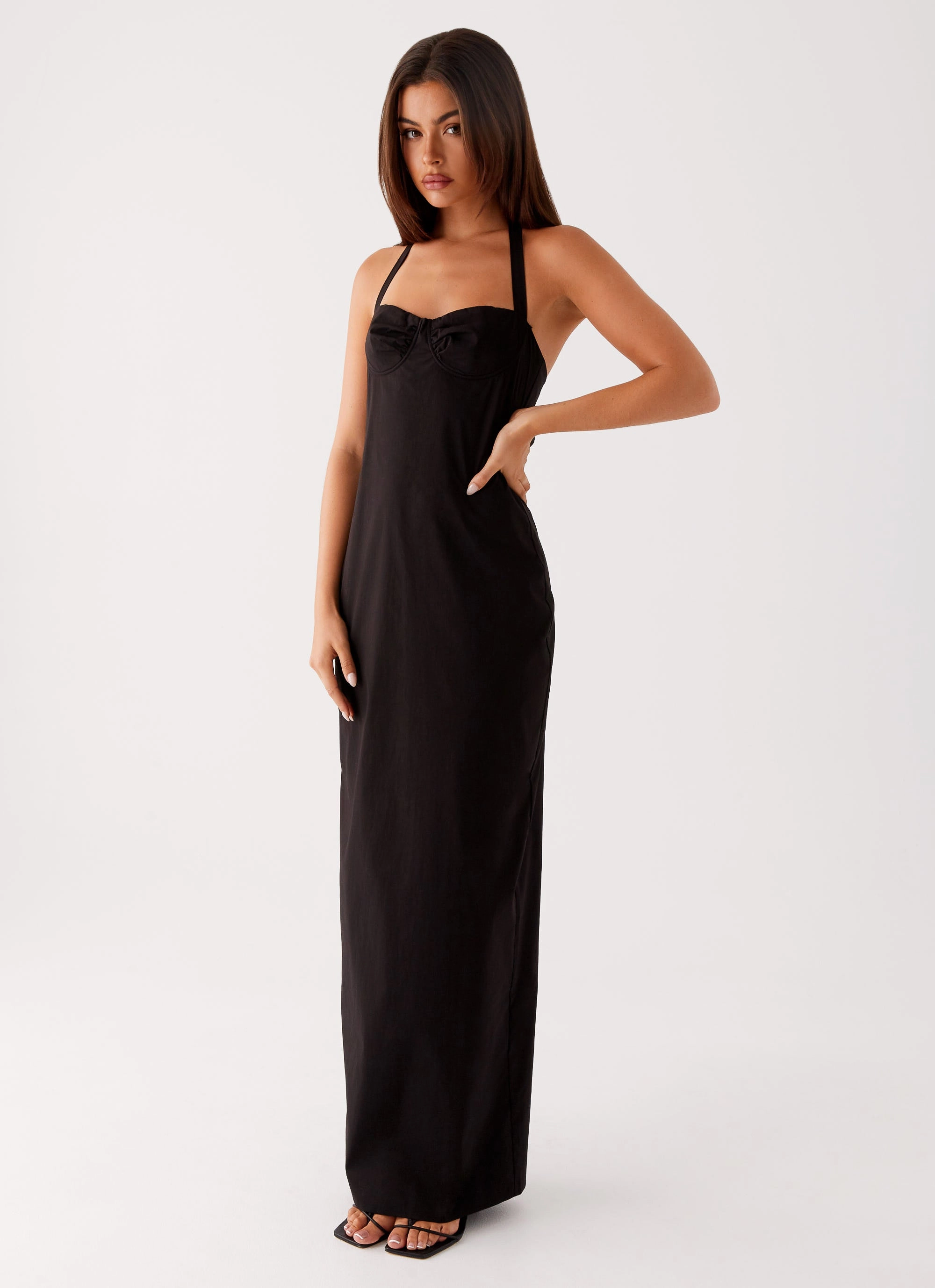 Timeless elegance Cheryl Maxi Dress - Black
