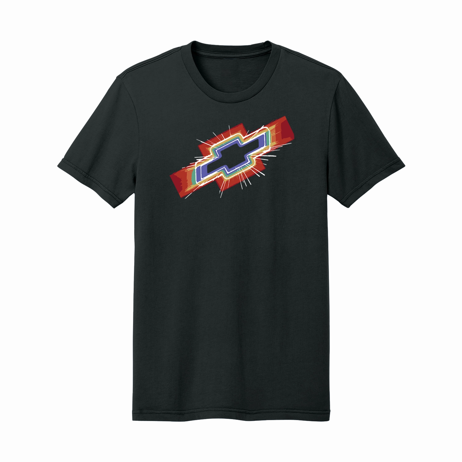 Performance Wear Glossy Look Chevrolet Multi-Color Bowtie Unisex T-Shirt
