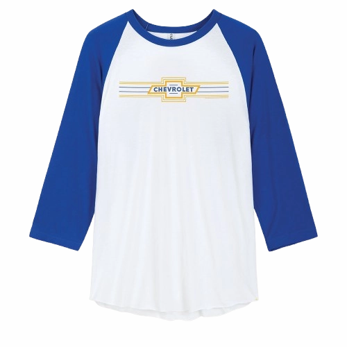 Sporty Style QuickDry Material Chevrolet Retro Raglan T-Shirt