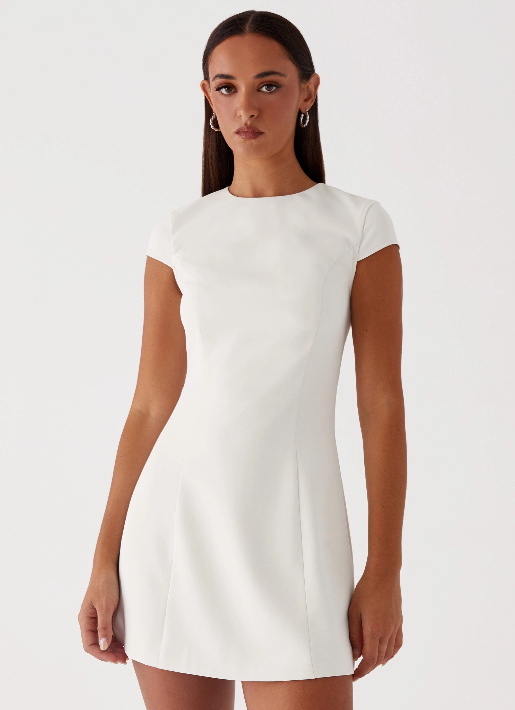 Free Step Timeless Fit Harriet Mini Dress - Off White
