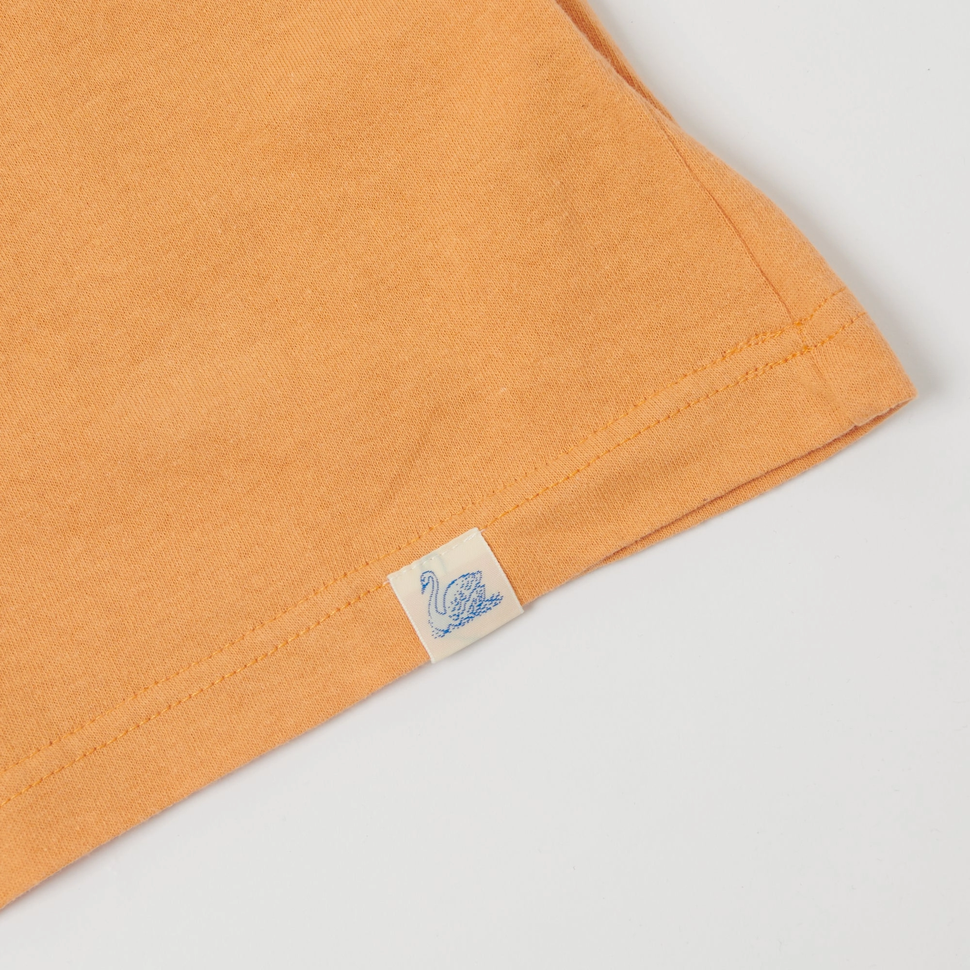 Merz b. Schwanen 'Good Basics' Vintage Wash T-Shirt - Ginger Unisex style