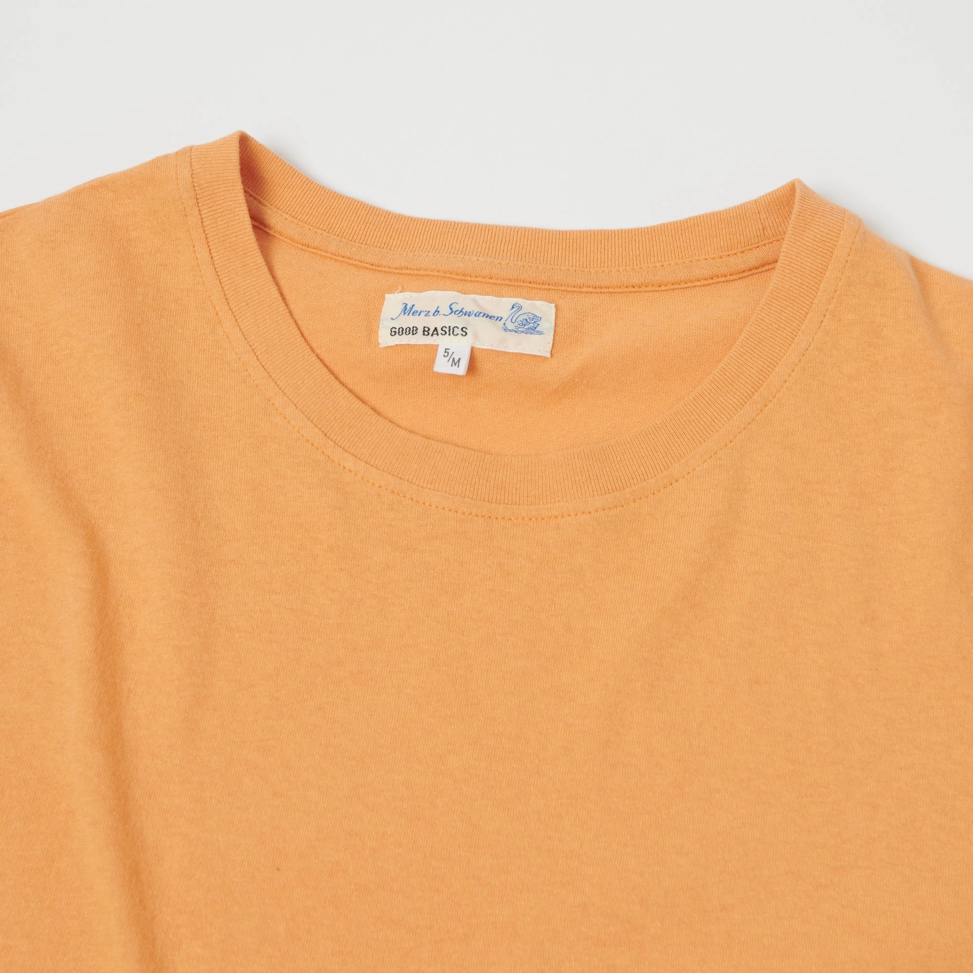 Sleek Design Merz b. Schwanen 'Good Basics' Vintage Wash T-Shirt - Ginger