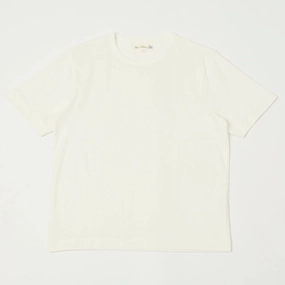 Layer Ready Merz b. Schwanen 2M15C Classic Cropped Jersey T-Shirt - White